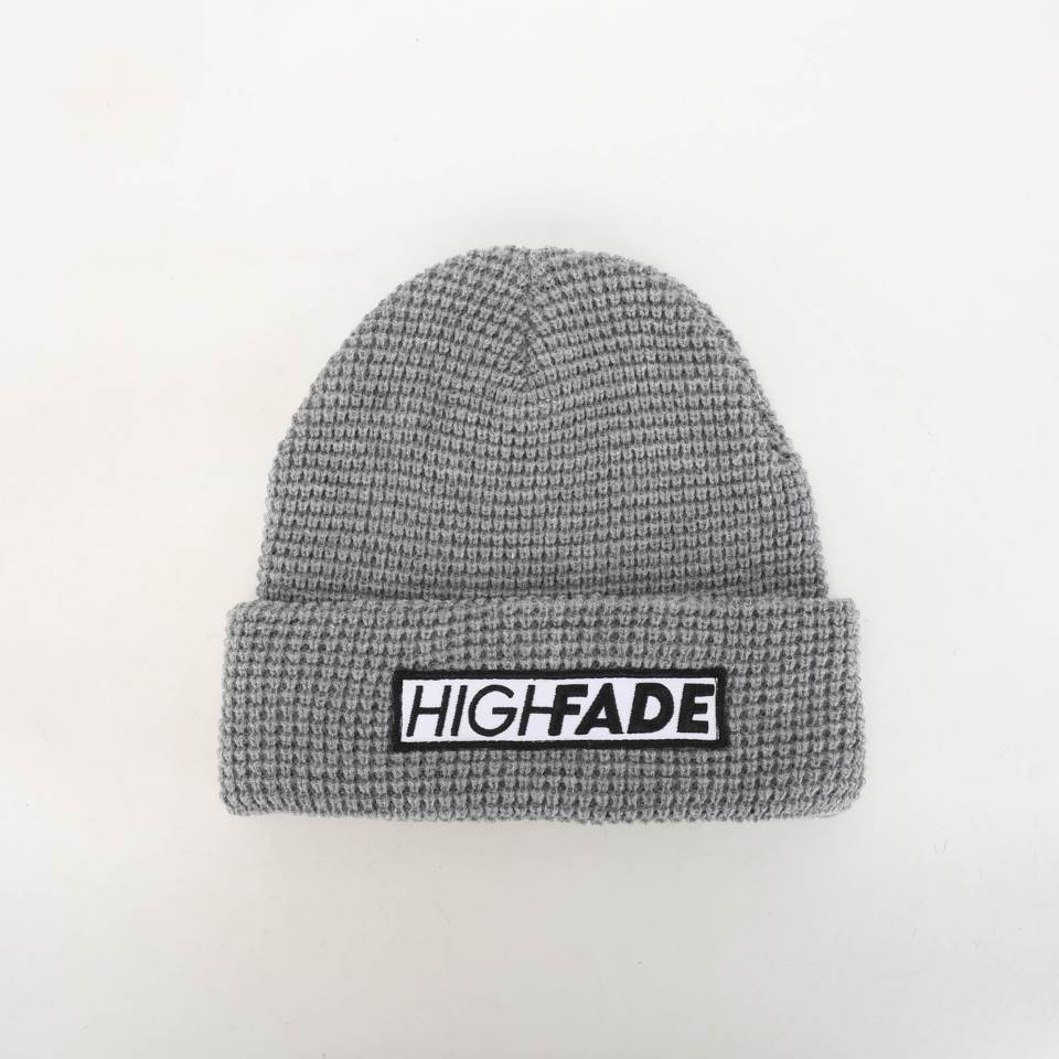 HighFADE Grey Waffle Beanie