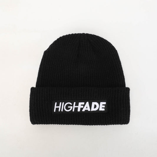 HighFADE Black Ribbs Beanie